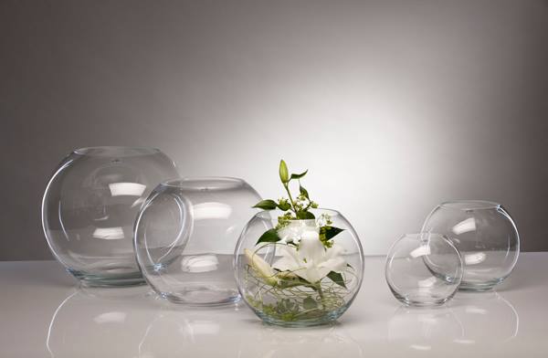 Vaso a sfera in vetro Sandra Rich - 3 misure, shop online vasi piante e  fiori