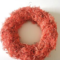 coroncine rustiche rosa salmone