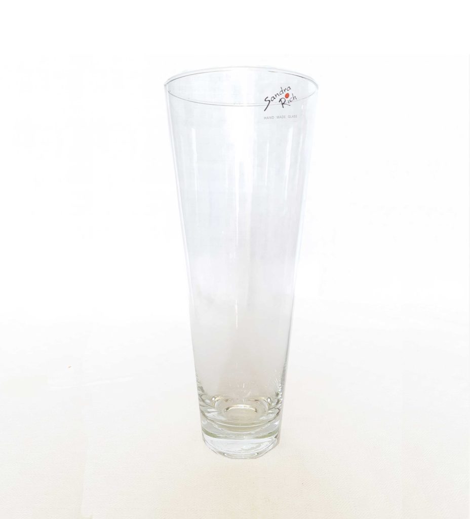 Vaso vetro cono Sandra Rich