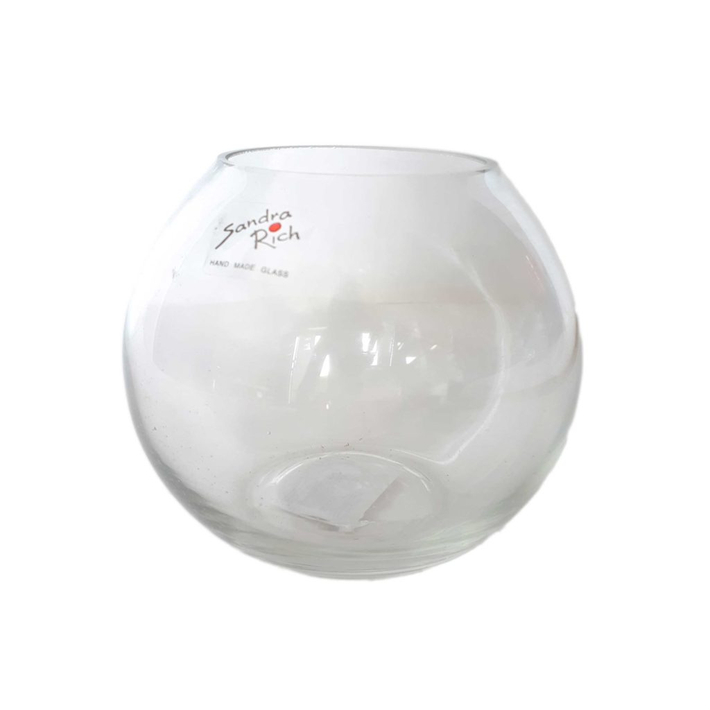 Vaso a sfera in vetro vendita online Flor3 Ingrosso Fiori e Articoli per Fioristi