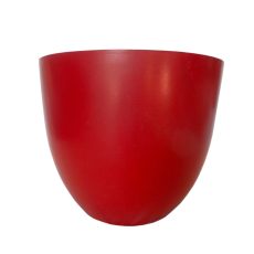 Vaso in ceramica rosso opaco