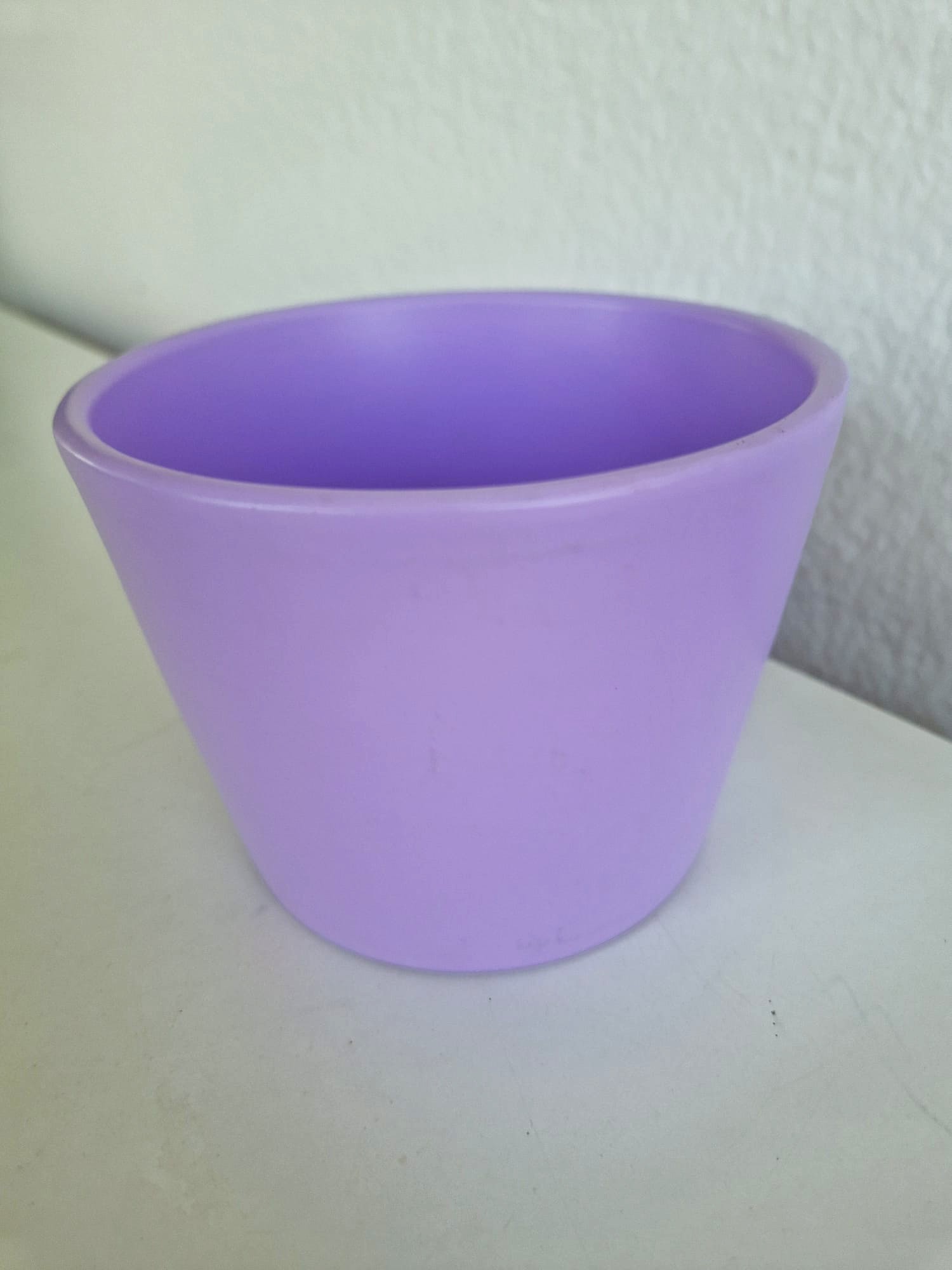 vasetto in ceramica lavanda chiaro