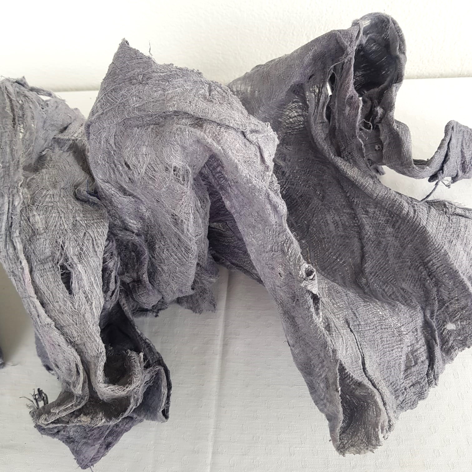 tessuto grezzo mulberry grigio