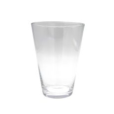 Vaso a cono in vetro h 15 cm