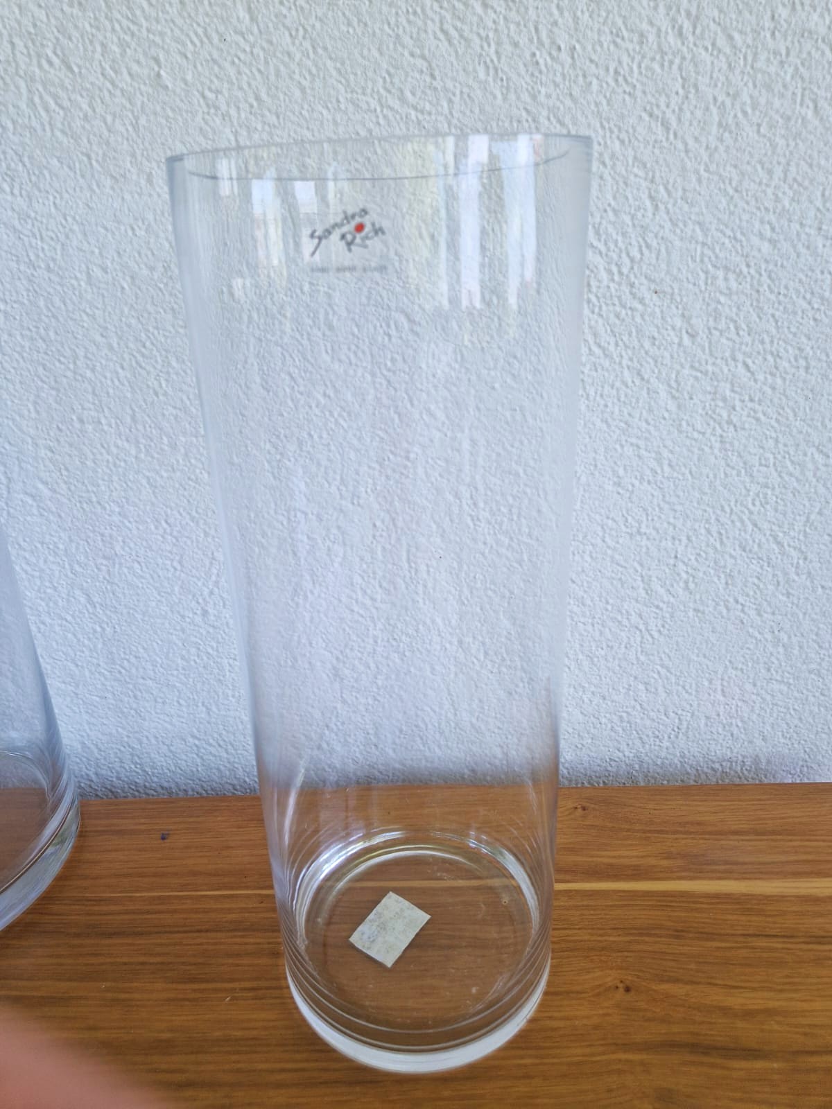 vaso in vetro a cilindro 3 misure
