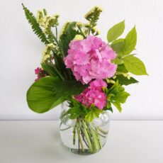 vaso in vetro tondo 2 misure