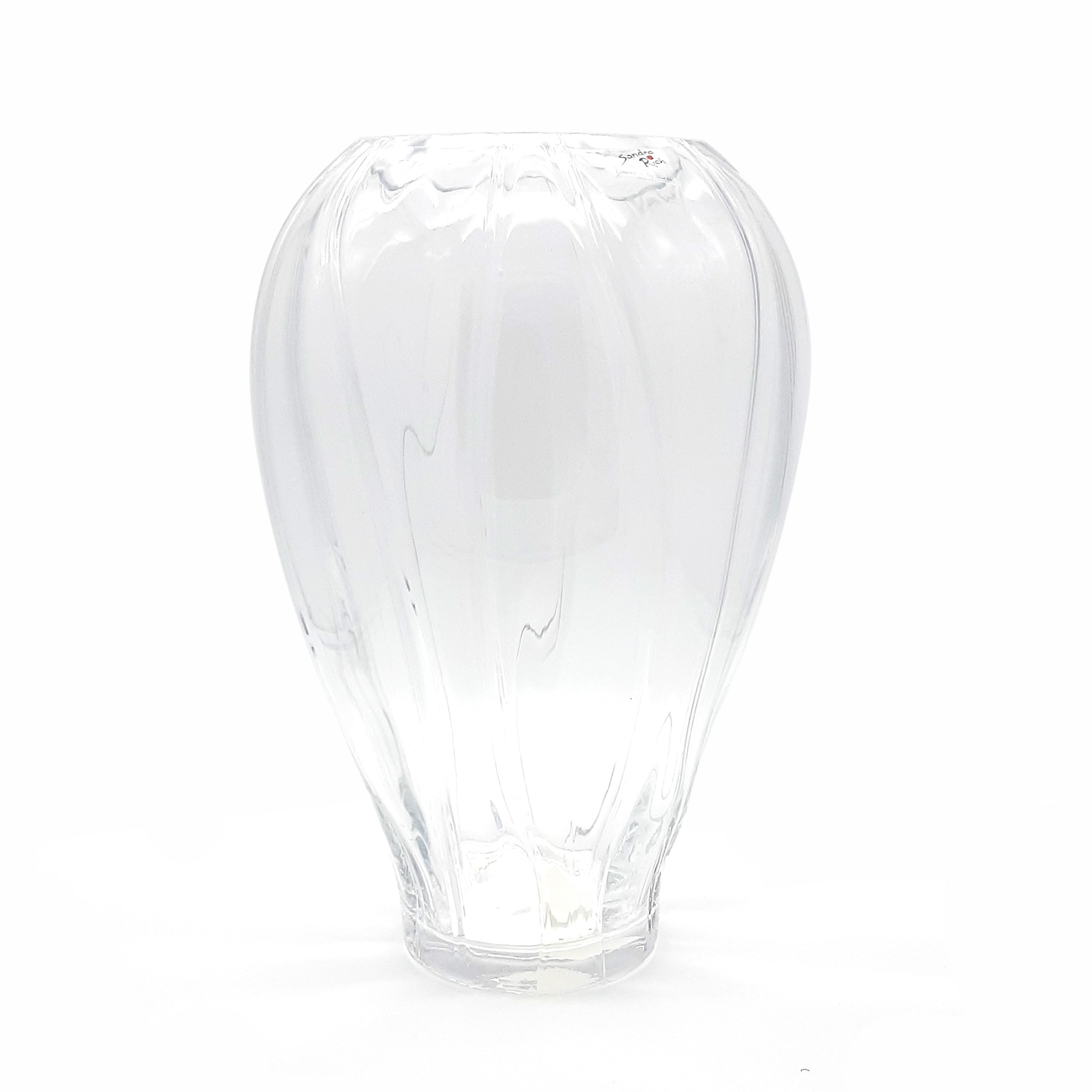 Vaso in vetro fidelis - h 40 / Ø 10,5 cm
