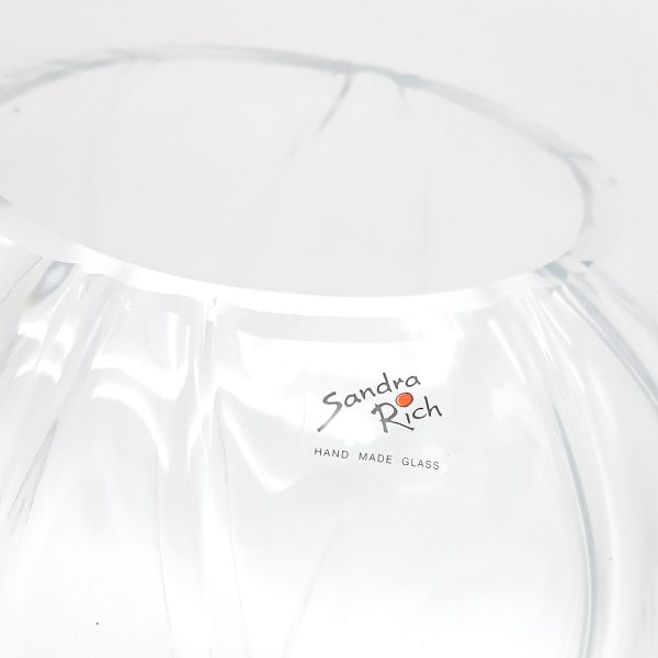 Vaso in vetro fidelis - h 40 / Ø 10,5 cm