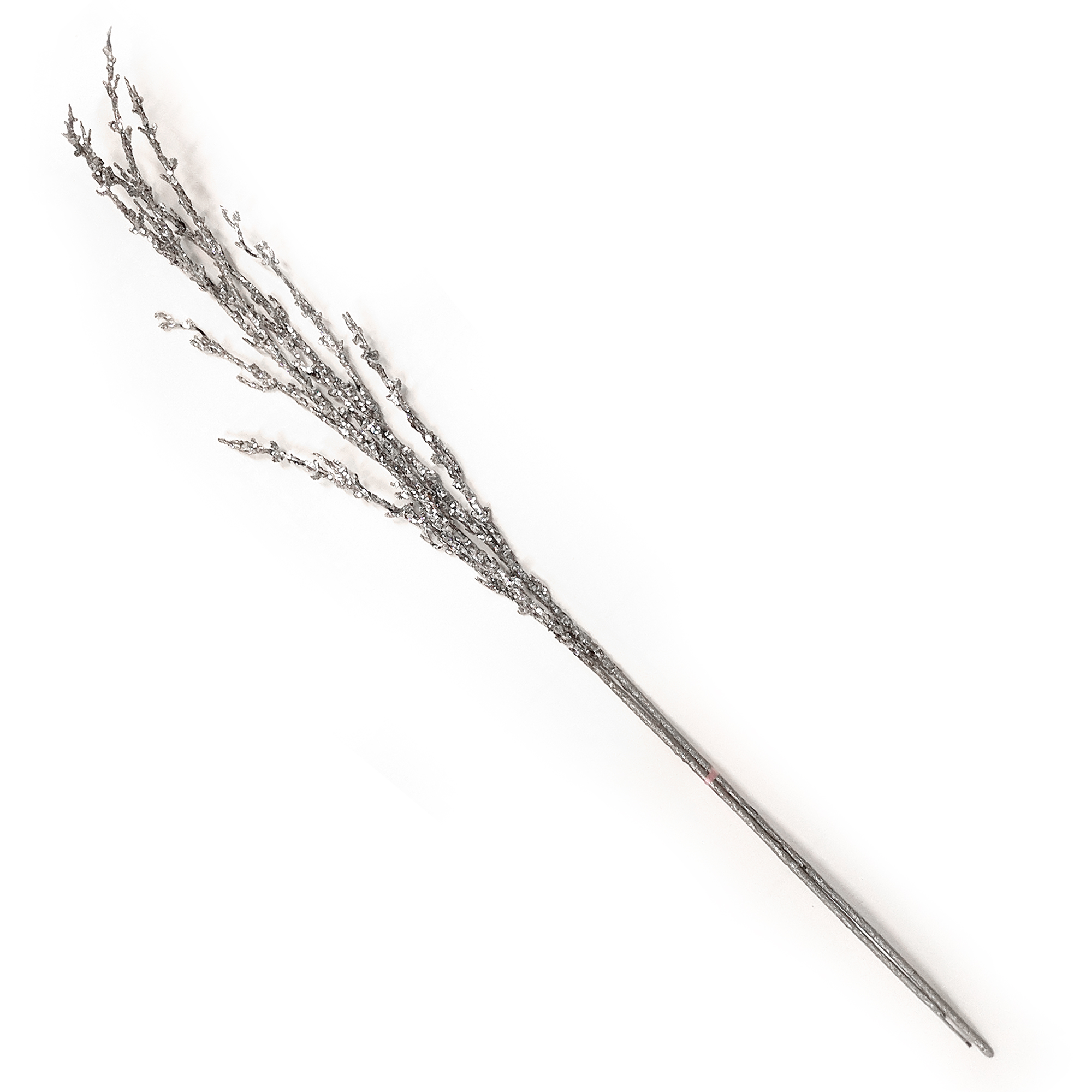 Rami artificiali glitter argento - 130 cm