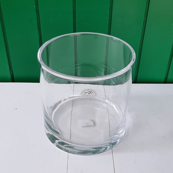 Vaso a cilindro in vetro Sandra Rich - h 20 cm
