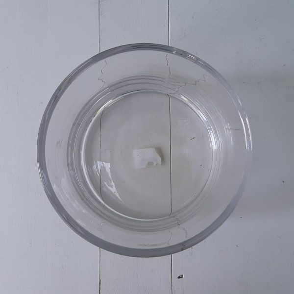Vaso a cilindro in vetro Sandra Rich - h 20 cm
