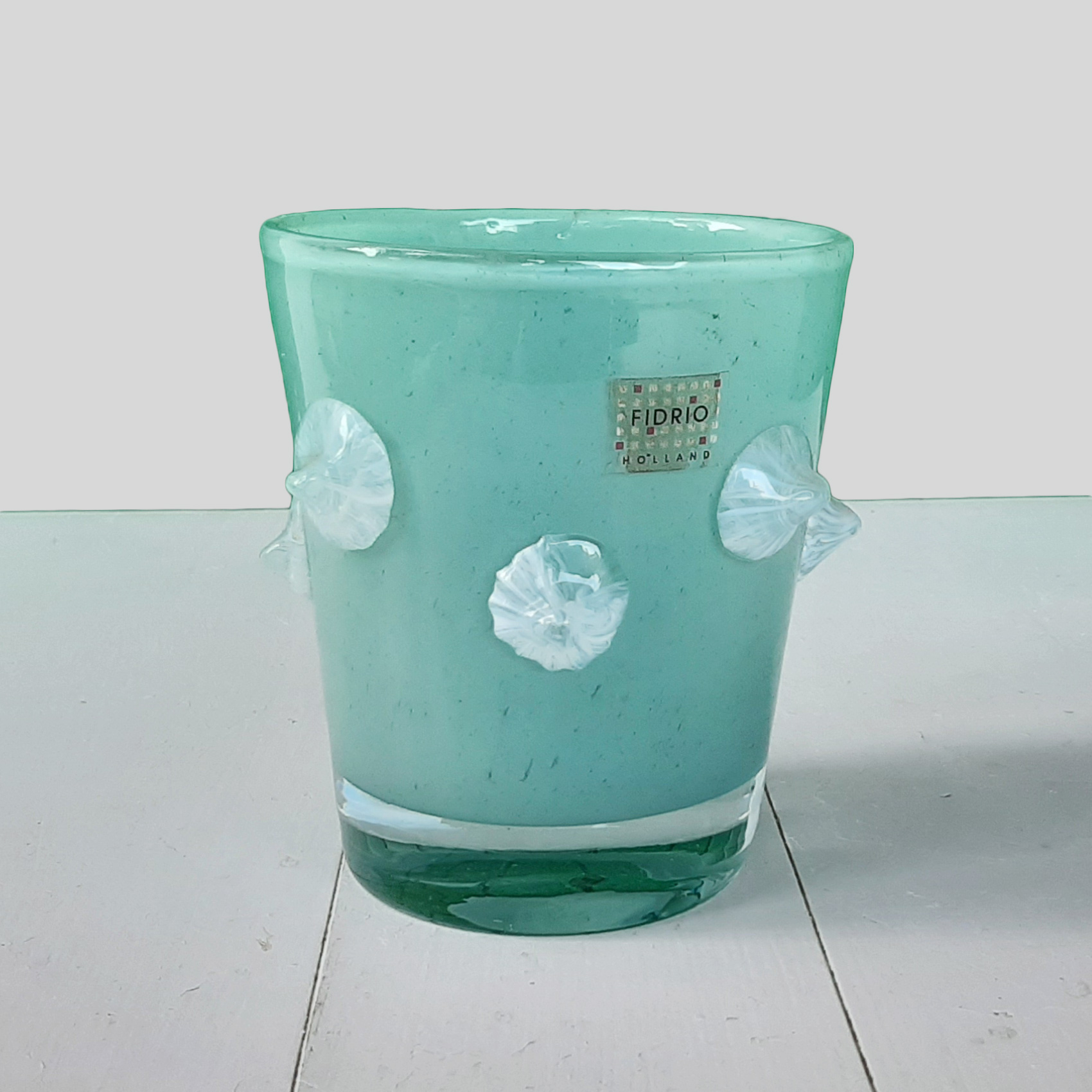 Vasetto in vetro design Fidrio - h 13,5 cm