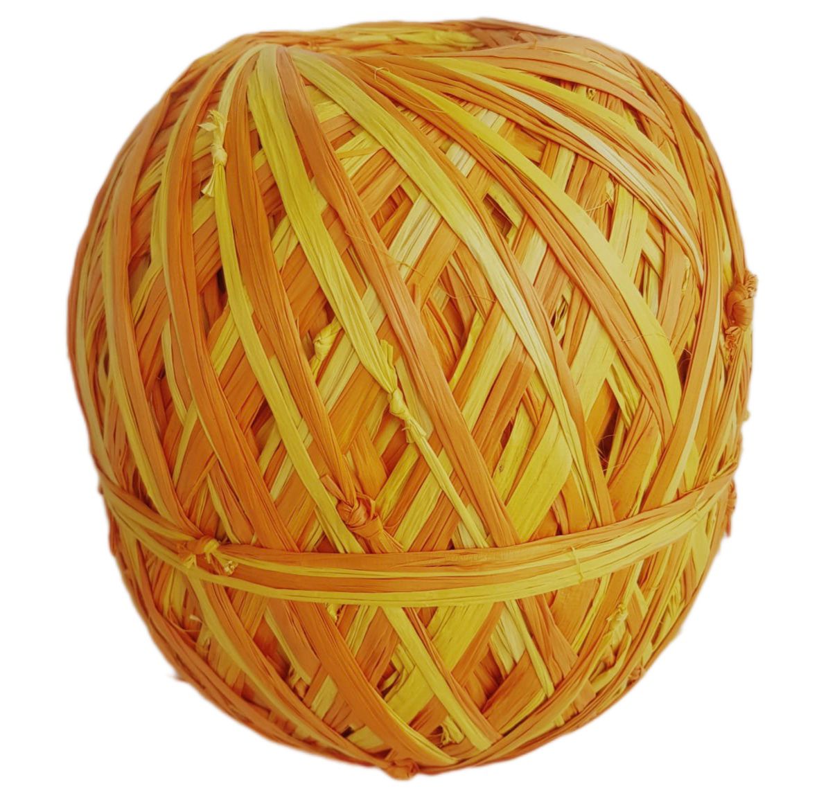 nastro rafia bicolore giallo-arancione