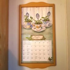cornice calendario Lang naturale
