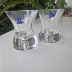 vaso cristallo a cono