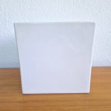 cubo ceramica bianca