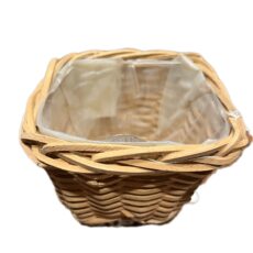 cestinoquadrato in legno naturale