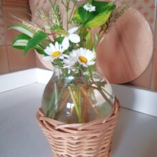 cestino tondo naturale