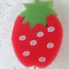 fragola gigante con stick