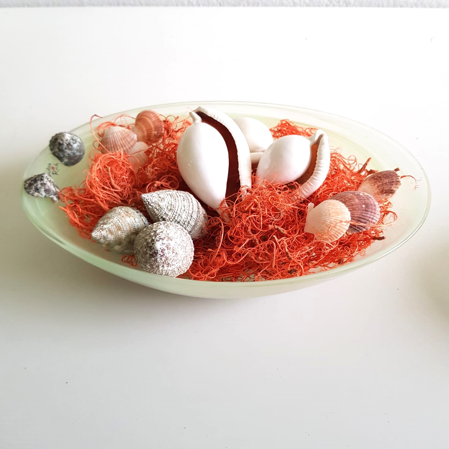 composizione pronta - onice grande con conchiglie