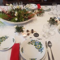 Addobbi per la cena di Natale