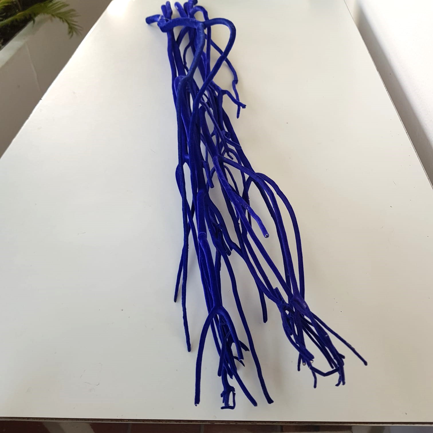 Mitsumata vellutata blu - 115cm - immagine 3