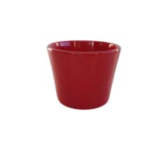vasetto mini in ceramica rosso