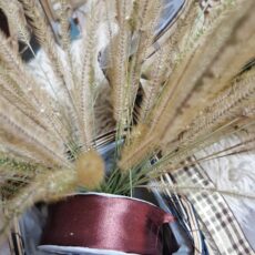 Nastro in raso marrone - 25 mt