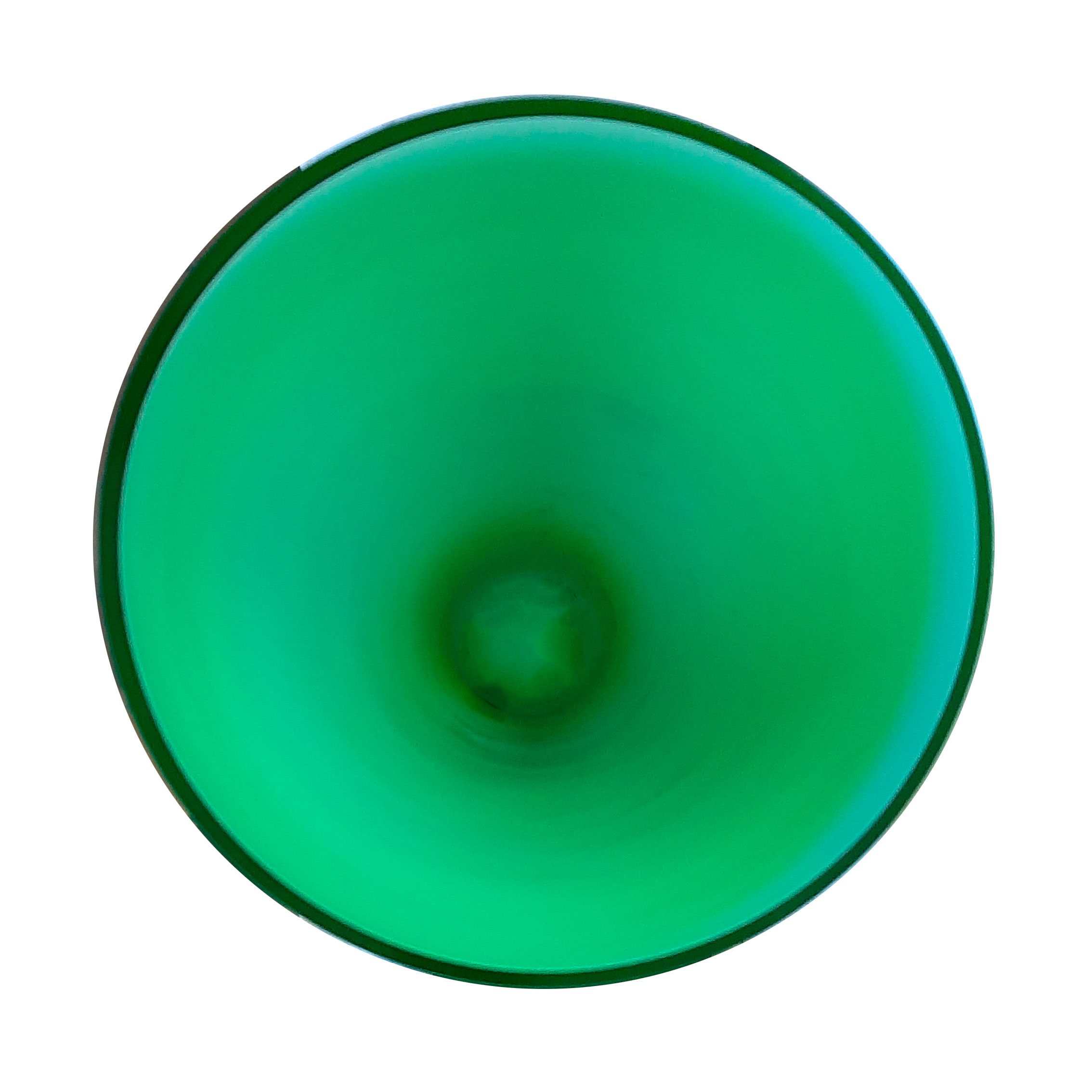 Cono in vetro verde Fidrio
