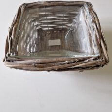 cestina con vaschetta inserita