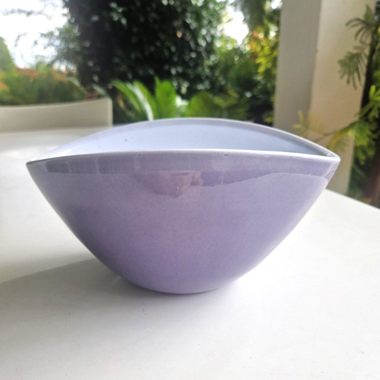 Vaschetta ovale in ceramica