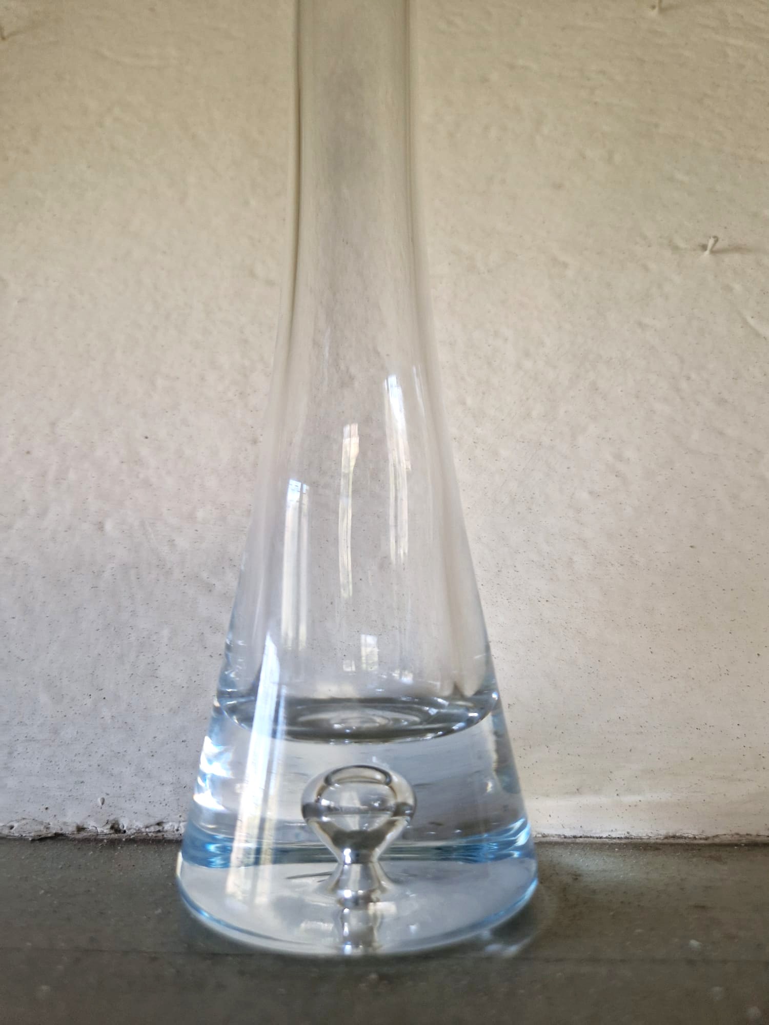 Vaso Fidrio Monofiore vetro