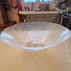 Centrotavola in vetro svasato