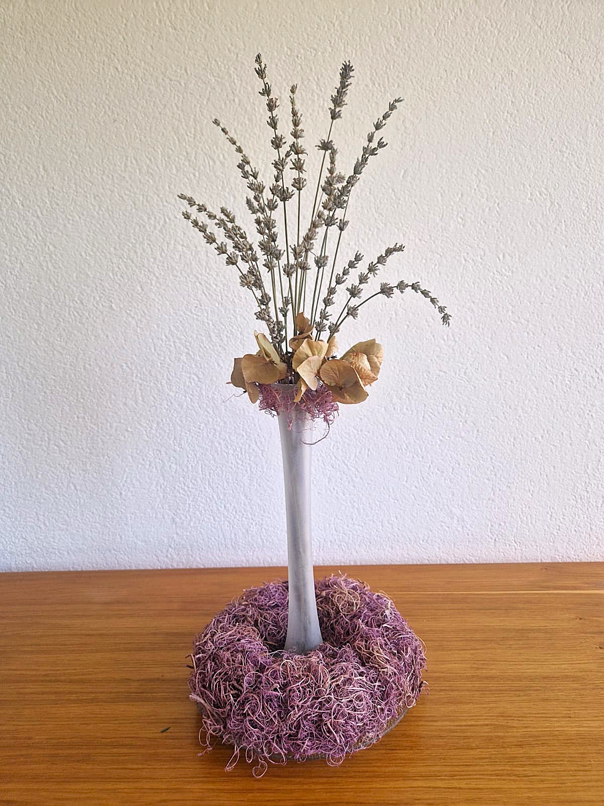 ortensia e lavanda - composizione floreale