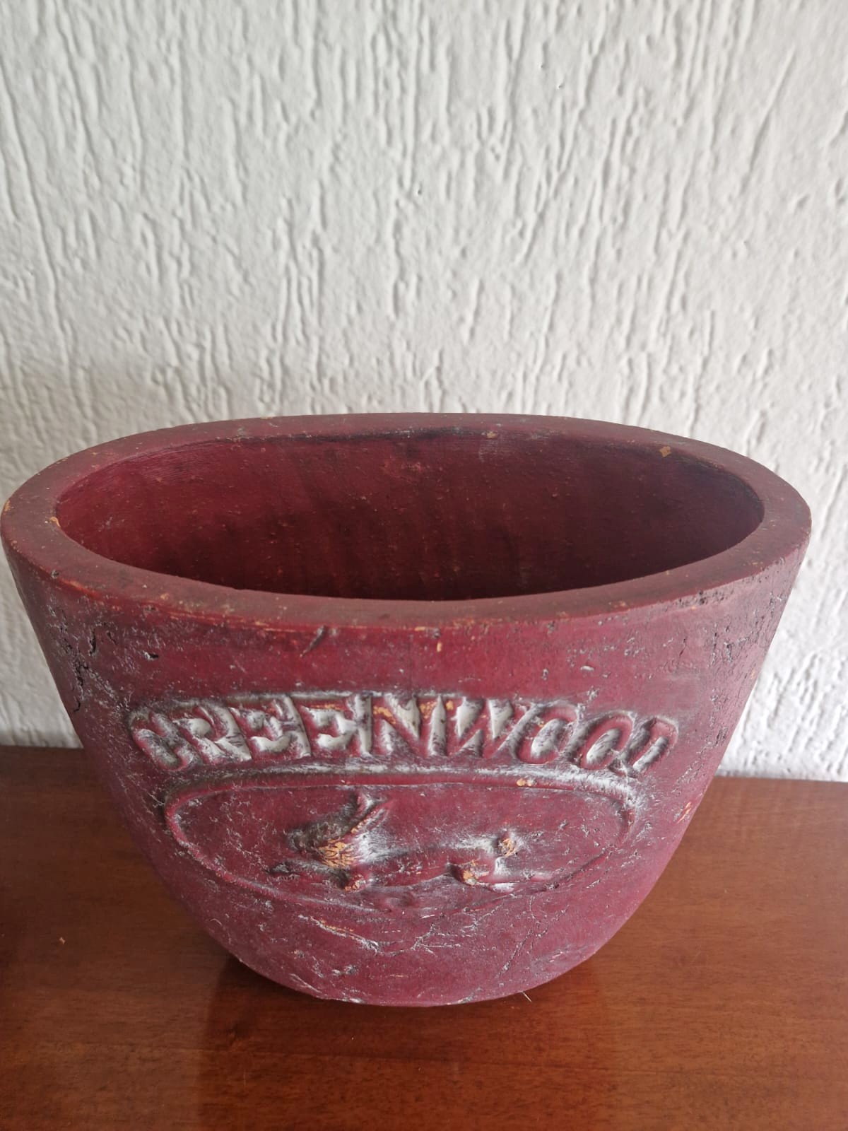 vaso ovale decorato