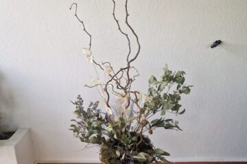 composizione scultorea per anfora antica